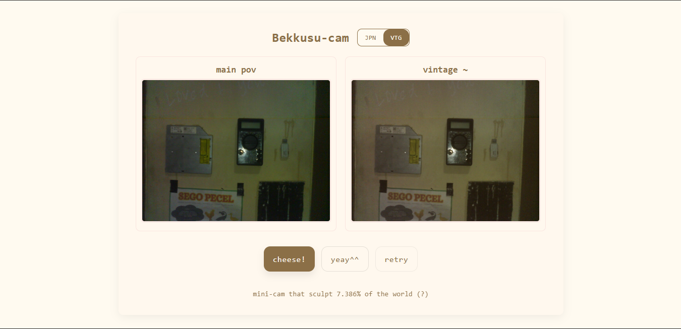 Bekkusu-CAM — Retro ESP32-CAM Web Camera — image 2