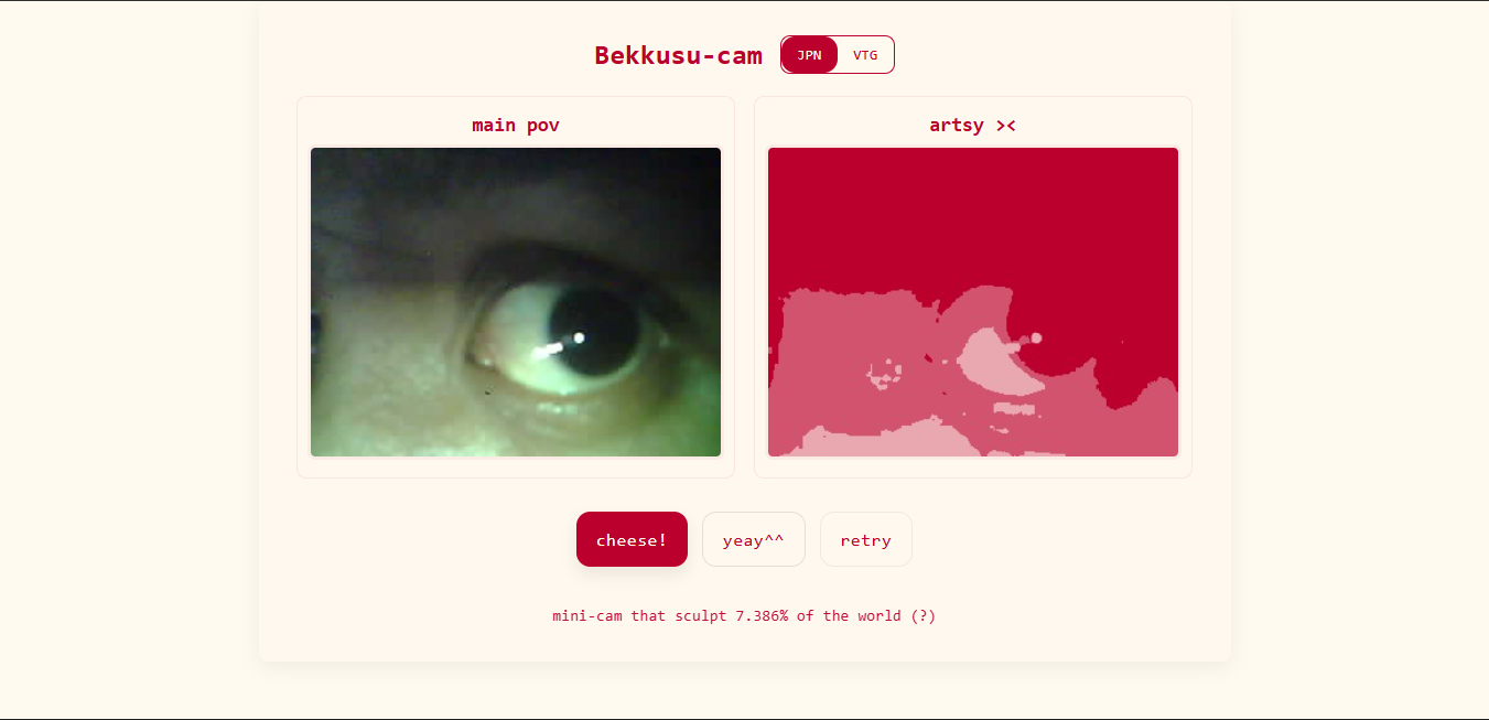 Bekkusu-CAM — Retro ESP32-CAM Web Camera