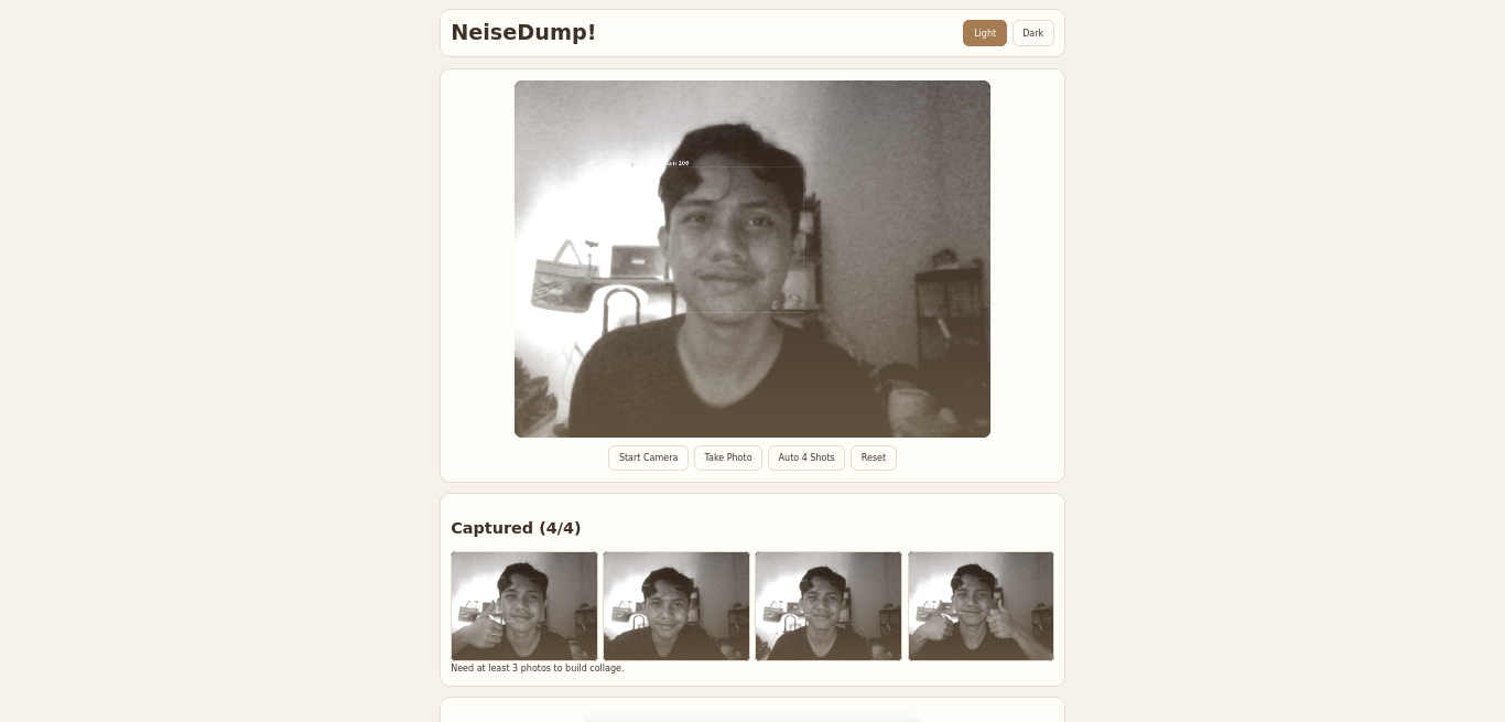NeiseDump! — Local Web Photobooth — image 3